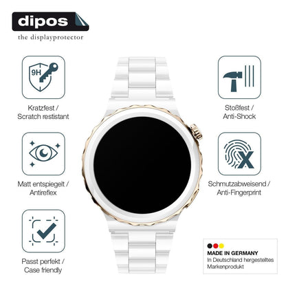 1x 9H Schutzfolie matt für Huawei Watch GT3 Pro Ce (7)
