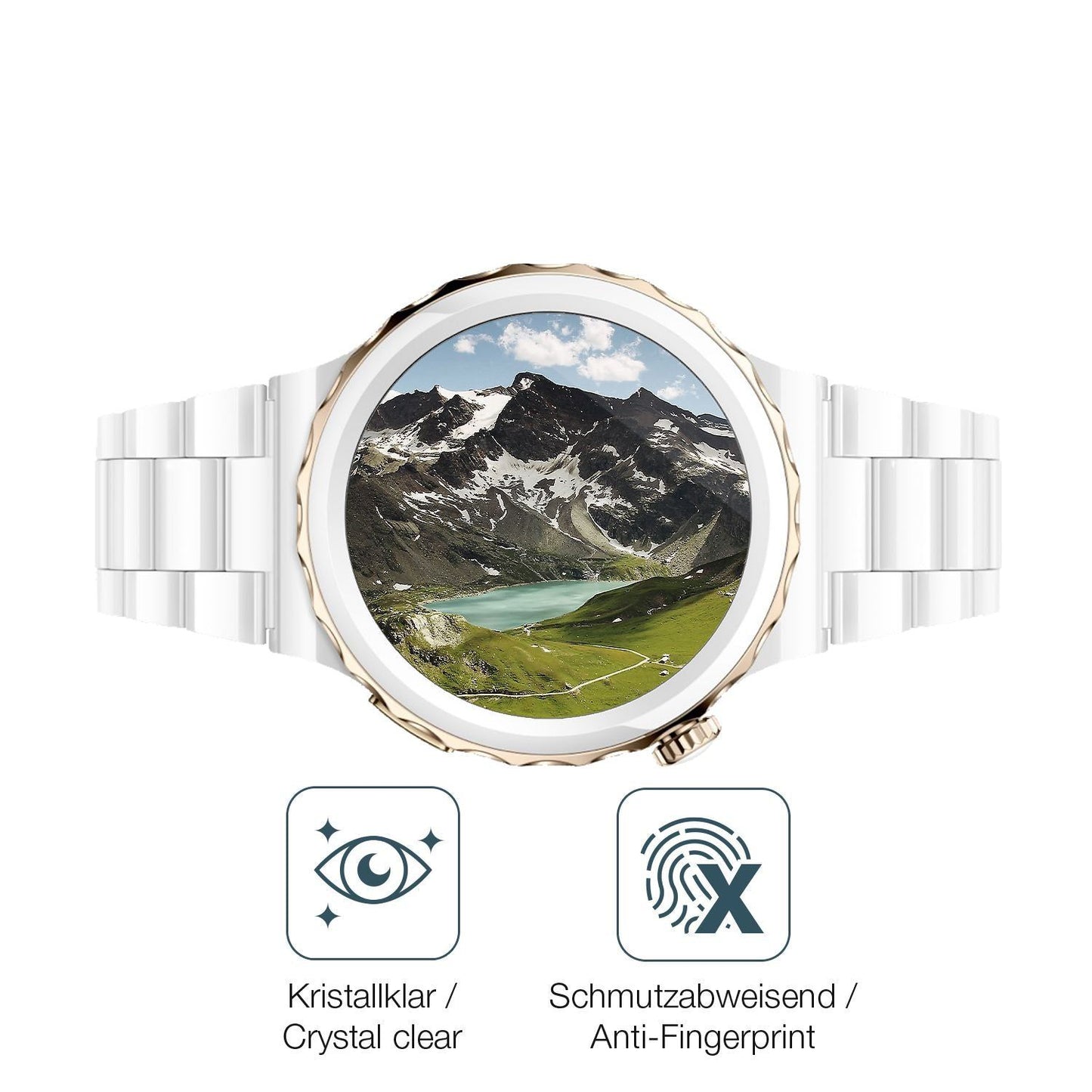1x 9H Schutzfolie für Huawei Watch GT3 Pro Ceramic (5)