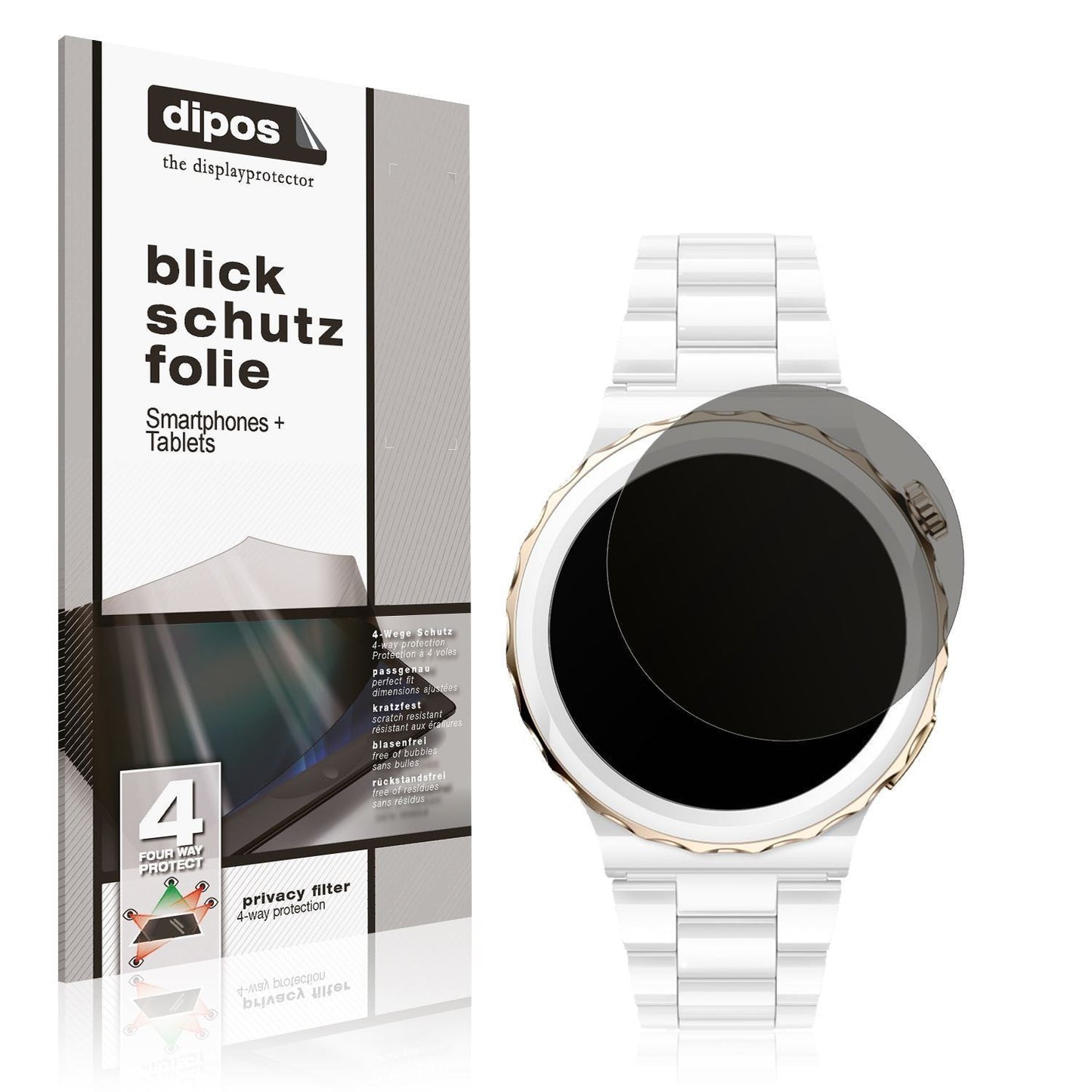 Blickschutzfolie für Huawei Watch GT3 Pro Ceramic  (1)