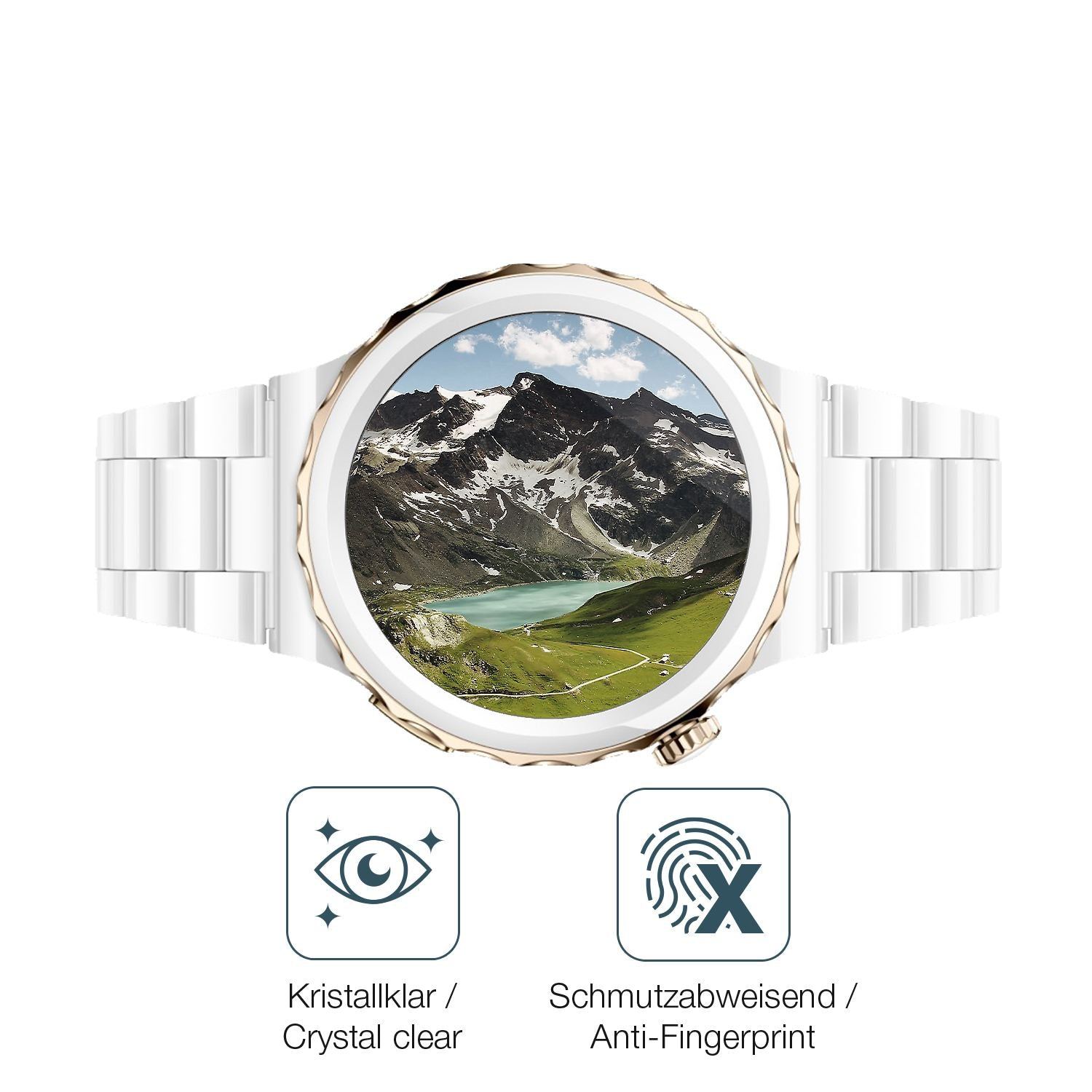 2x 9H Schutzfolie für Huawei Watch GT3 Pro Ceramic (5)