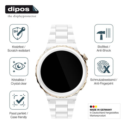 2x 9H Schutzfolie für Huawei Watch GT3 Pro Ceramic (7)