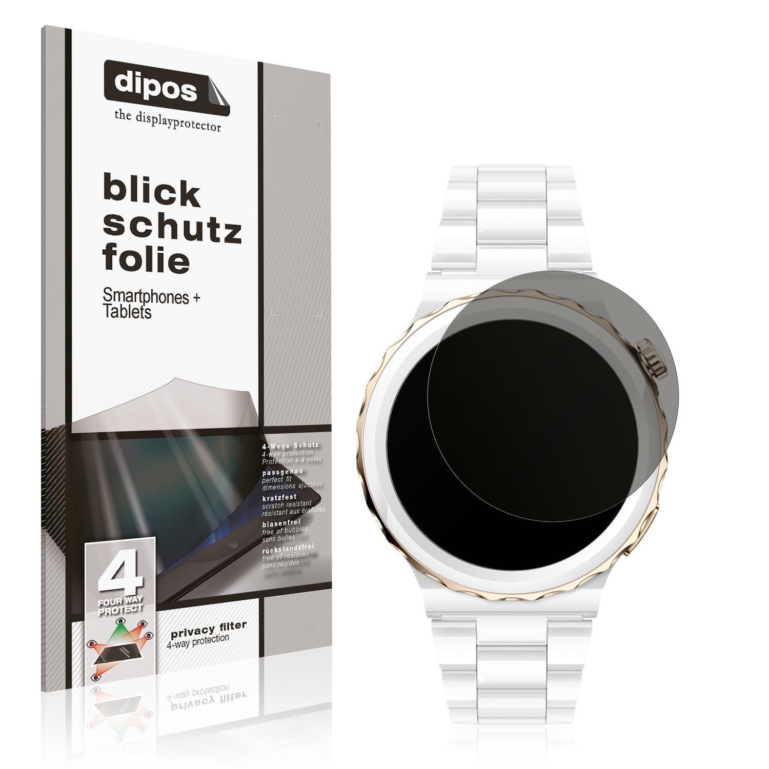 Blickschutzfolie für Huawei Watch GT3 Pro Ceramic  (1)