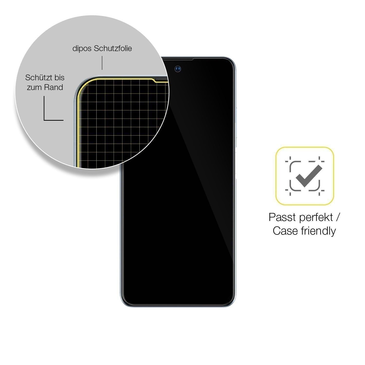 2x 3D Full Cover Schutzfolie für ZTE Blade V40 (6)