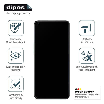 2x 9H Schutzfolie matt für Oppo Reno7 Z 5G Panzerf (7)