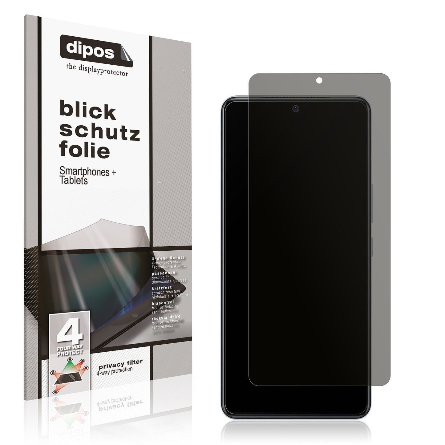 Blickschutzfolie für Vivo IQOO Neo 6 matt Schutzfo (1)