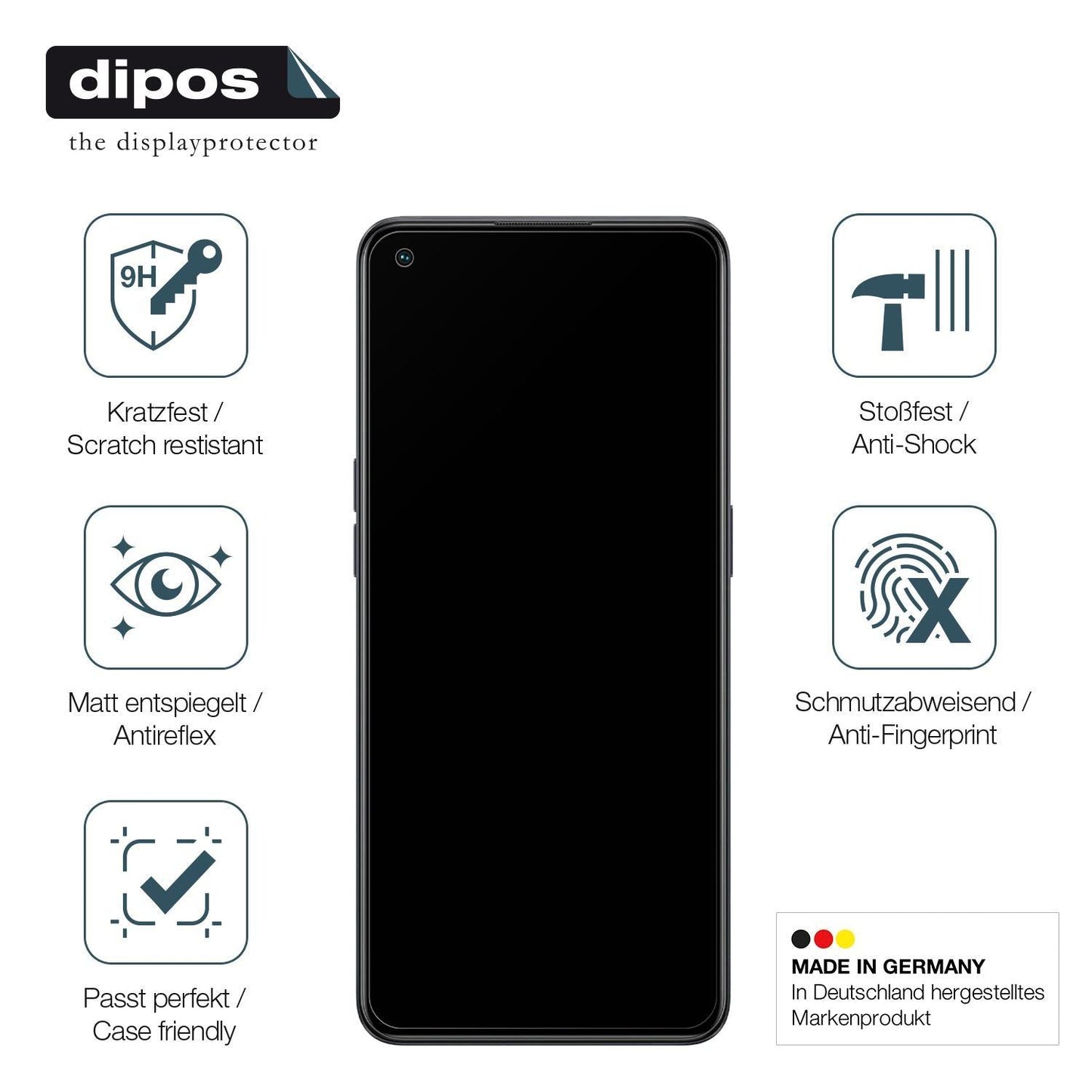 2x 9H Schutzfolie matt für Oppo F21 Pro 5G Panzerf (7)