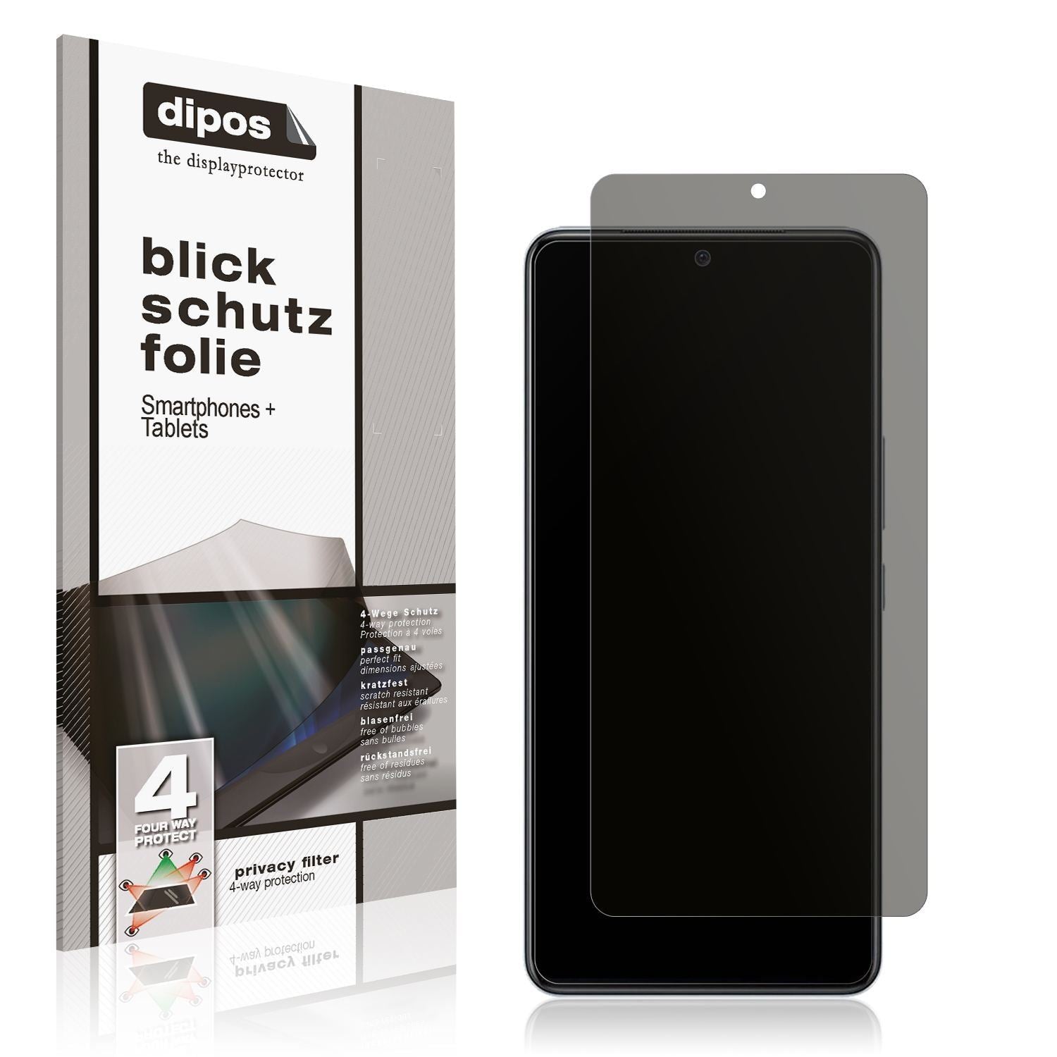 Blickschutzfolie für Vivo IQOO Neo 6 matt Schutzfo (1)