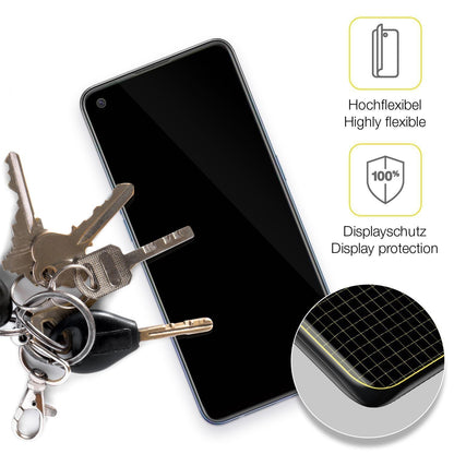 2x 3D Full Cover Schutzfolie für Oppo F19 (3)