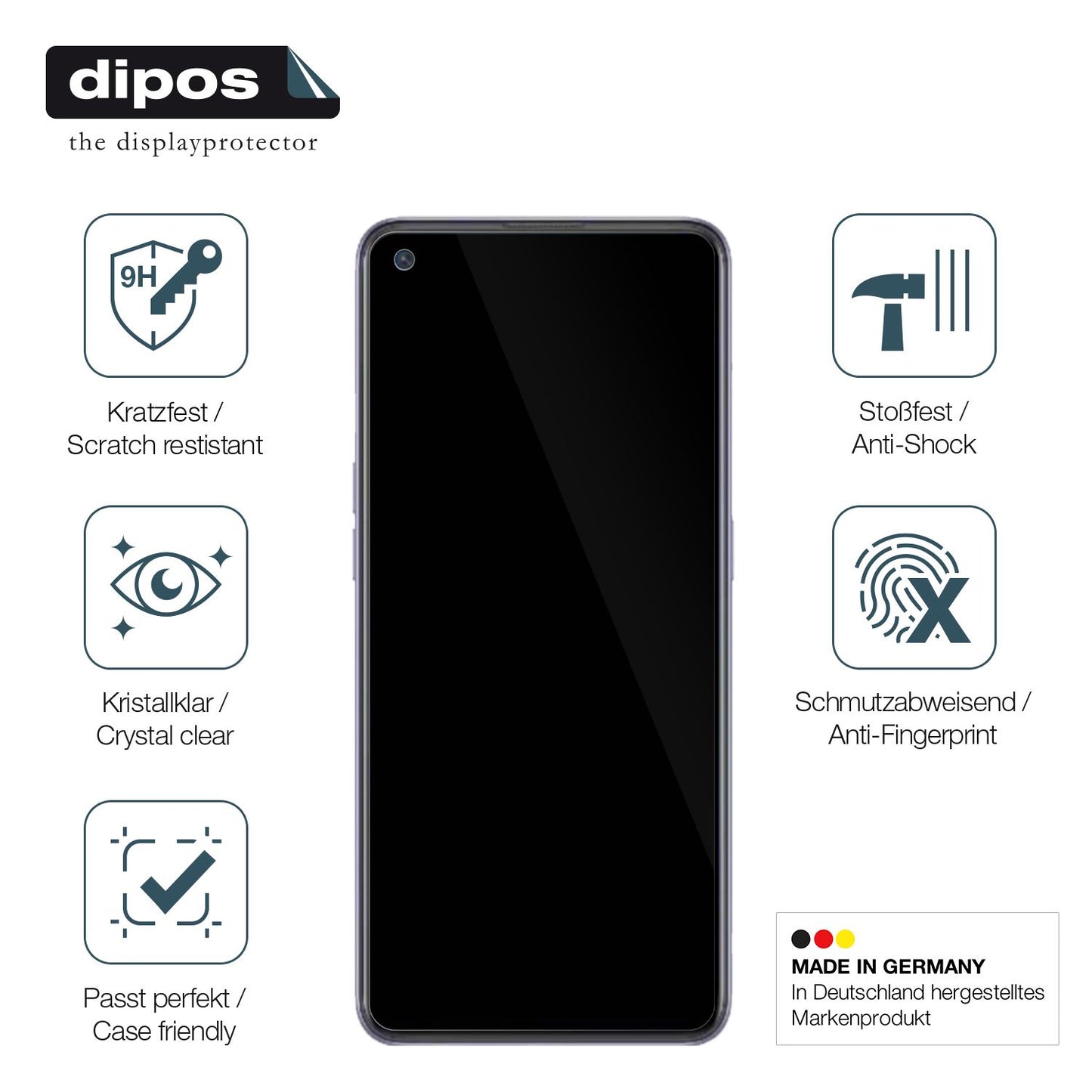 2x 9H Schutzfolie für Oppo Reno6 Lite Panzerfolie (7)