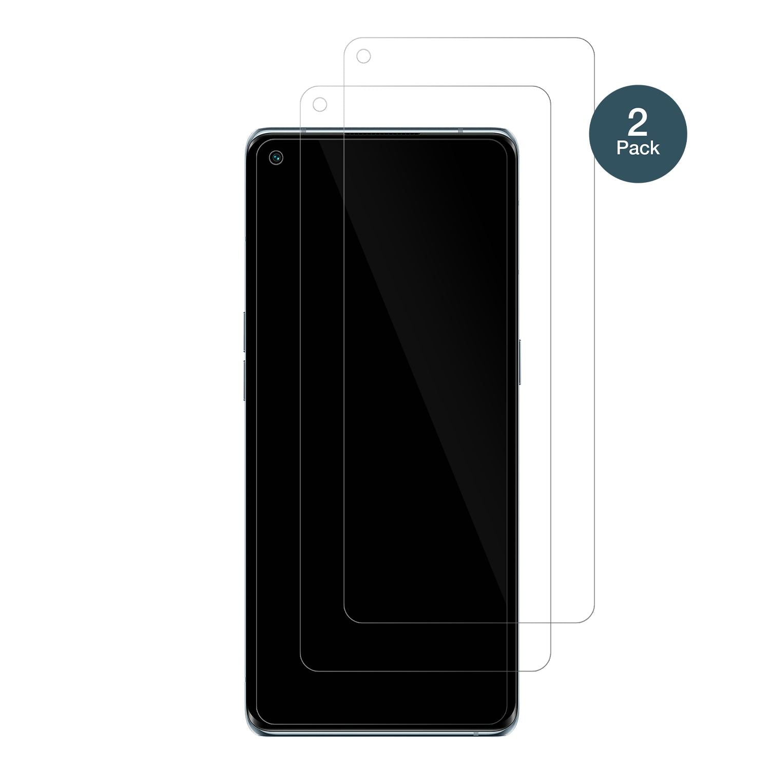2x 9H Schutzfolie für Oppo Reno6 Pro 5G Panzerfoli (2)