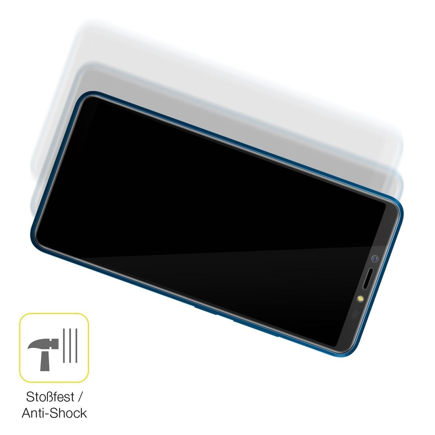 3x 3D Full Cover Schutzfolie für BQ 6030G Practic (4)