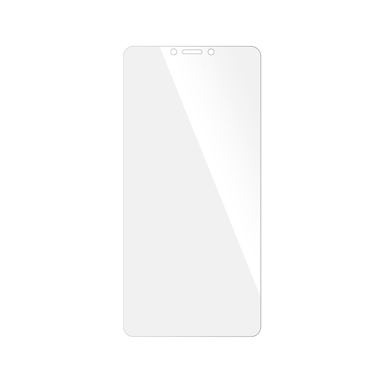 6x Schutzfolie klar für BQ 6030G Practic Display-S (3)