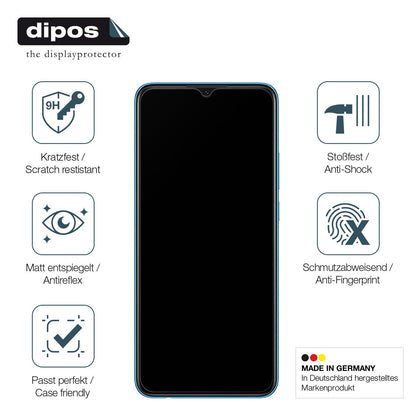 1x 9H Schutzfolie matt für Oppo A16K Panzerfolie (7)