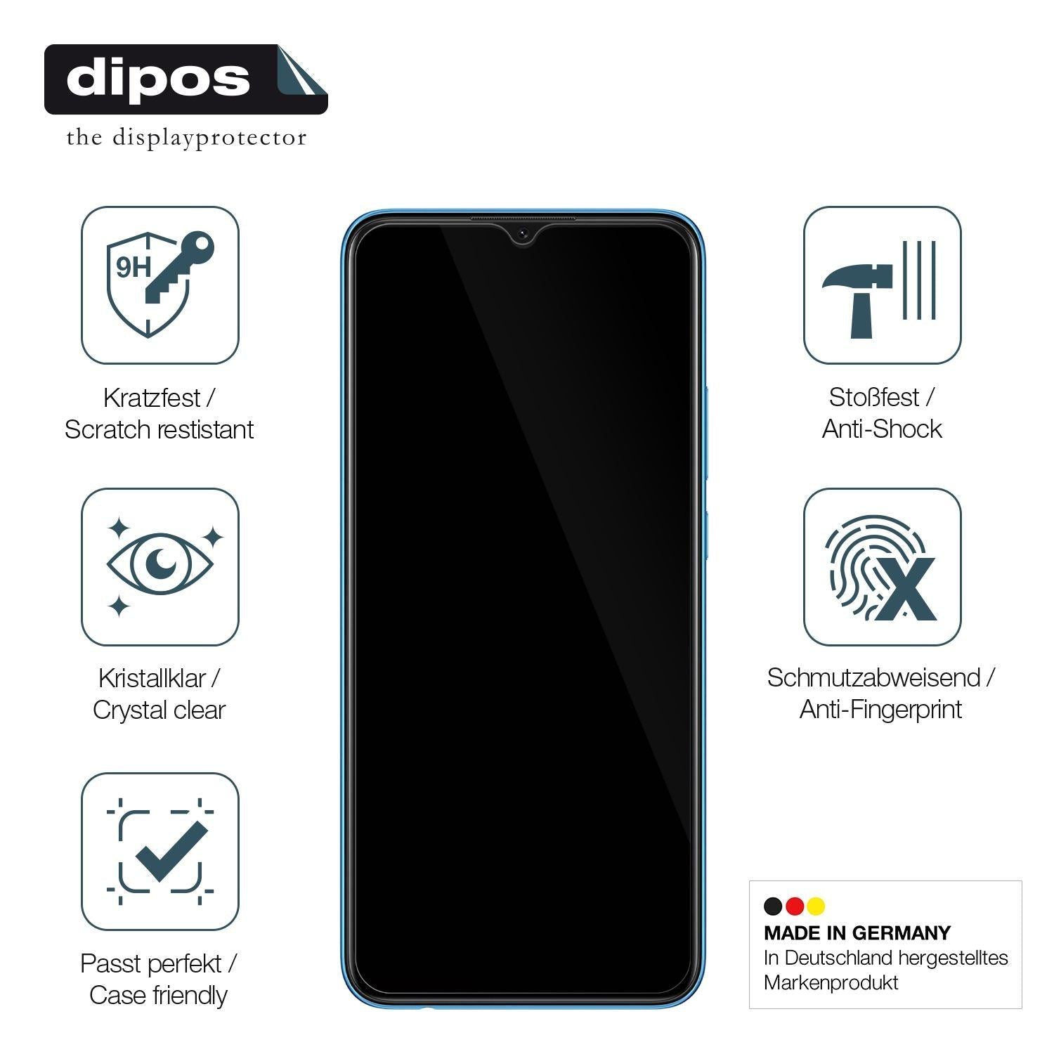 1x 9H Schutzfolie für Oppo A16K Panzerfolie (7)