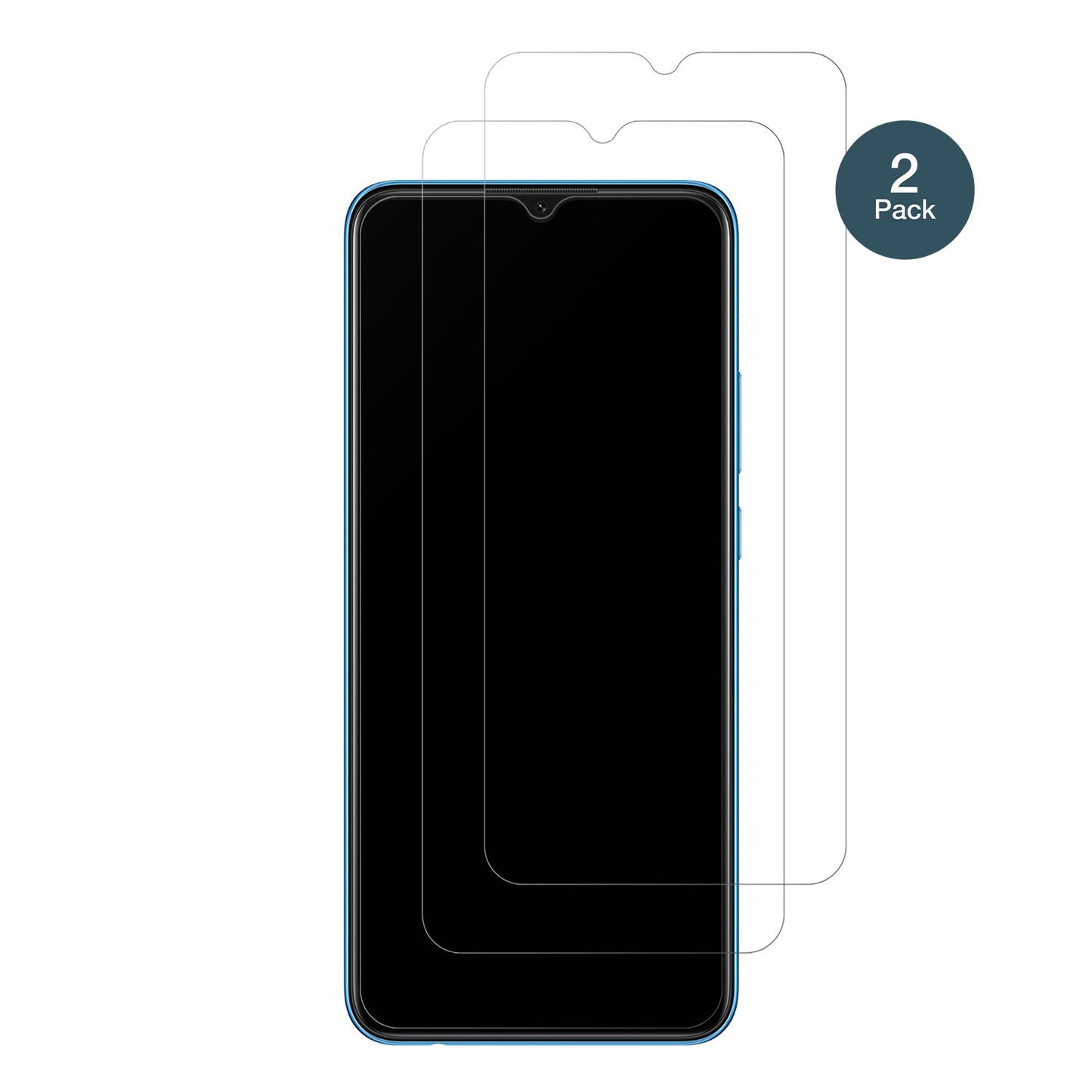 2x 9H Schutzfolie matt für Oppo A16K Panzerfolie (2)