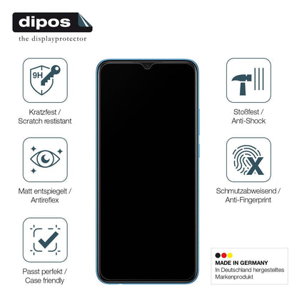2x 9H Schutzfolie matt für Oppo A16K Panzerfolie (7)