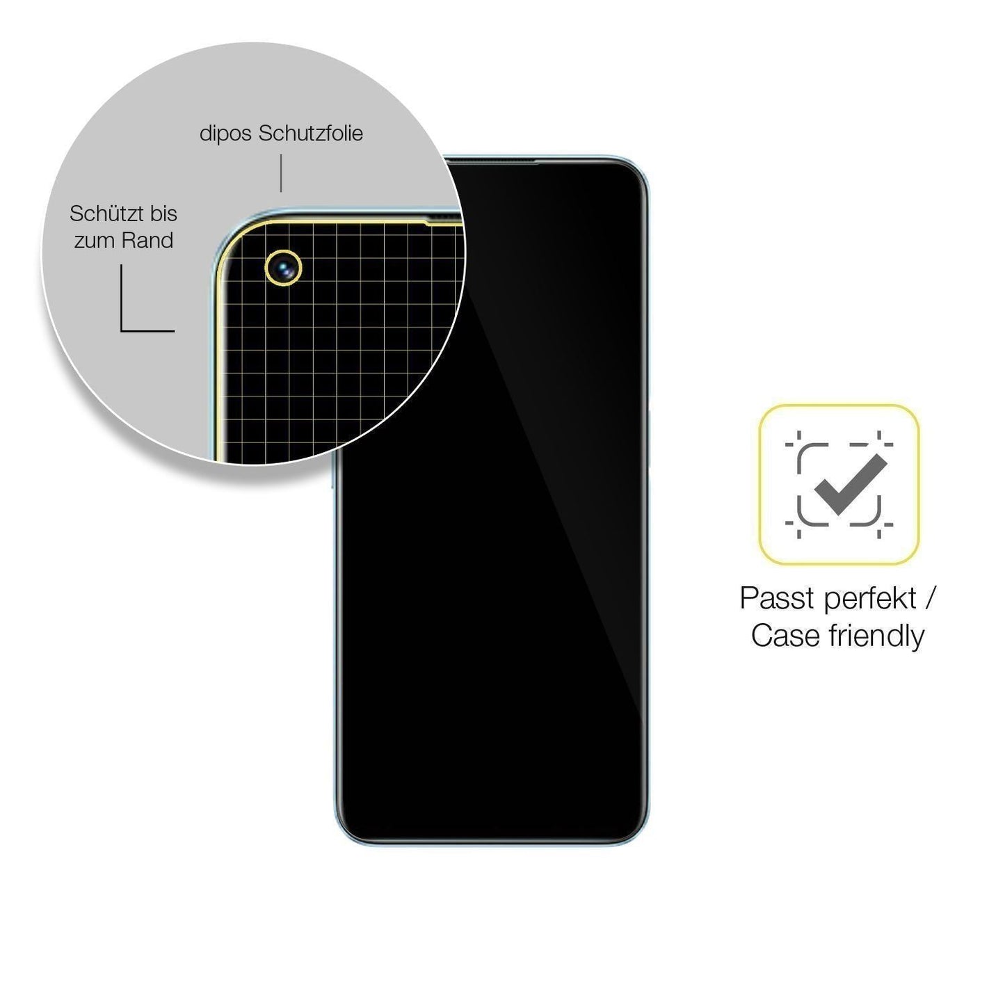 3x 3D Full Cover Schutzfolie für Realme 9 Pro (6)