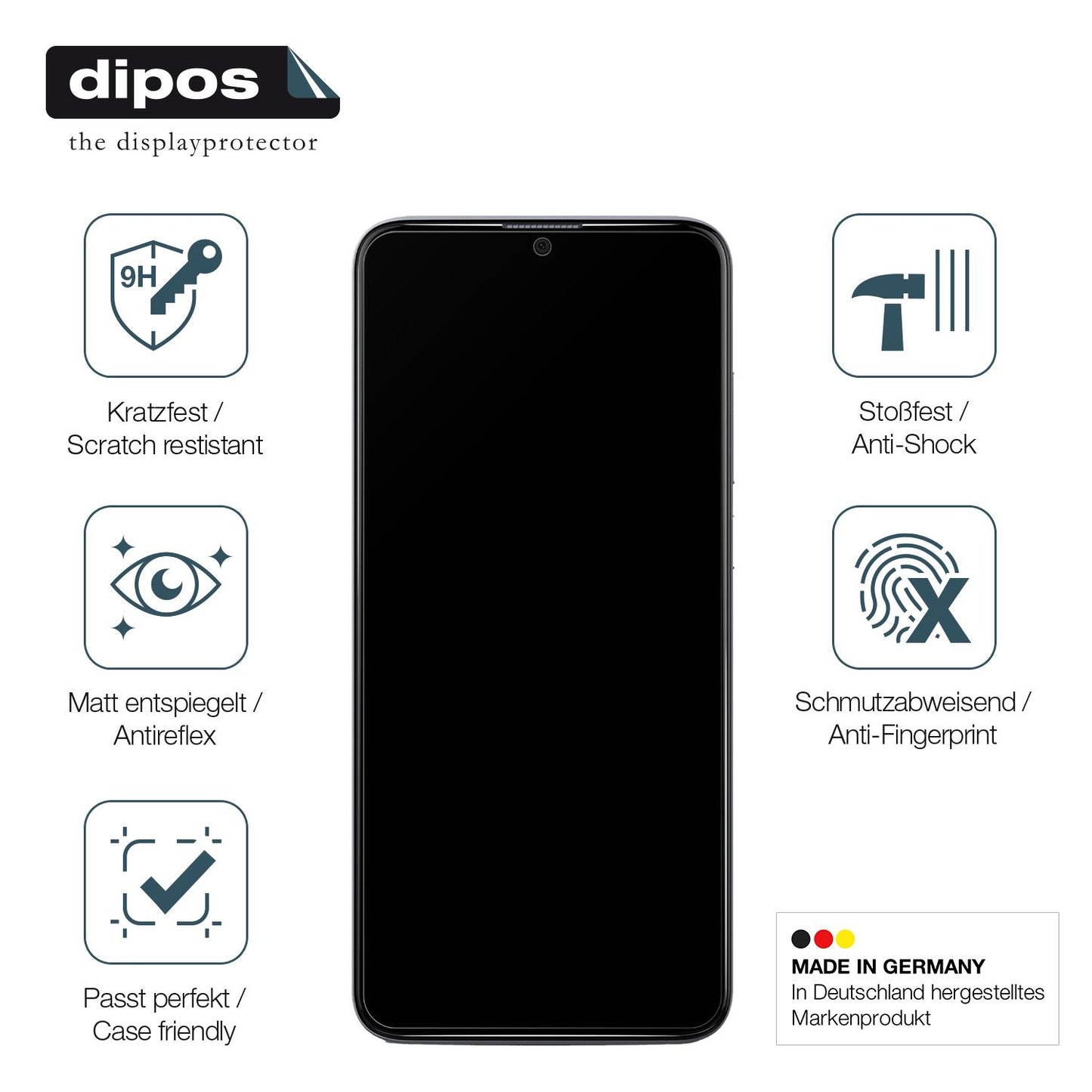 1x 9H Schutzfolie matt für Coolpad Legacy Brisa Pa (7)
