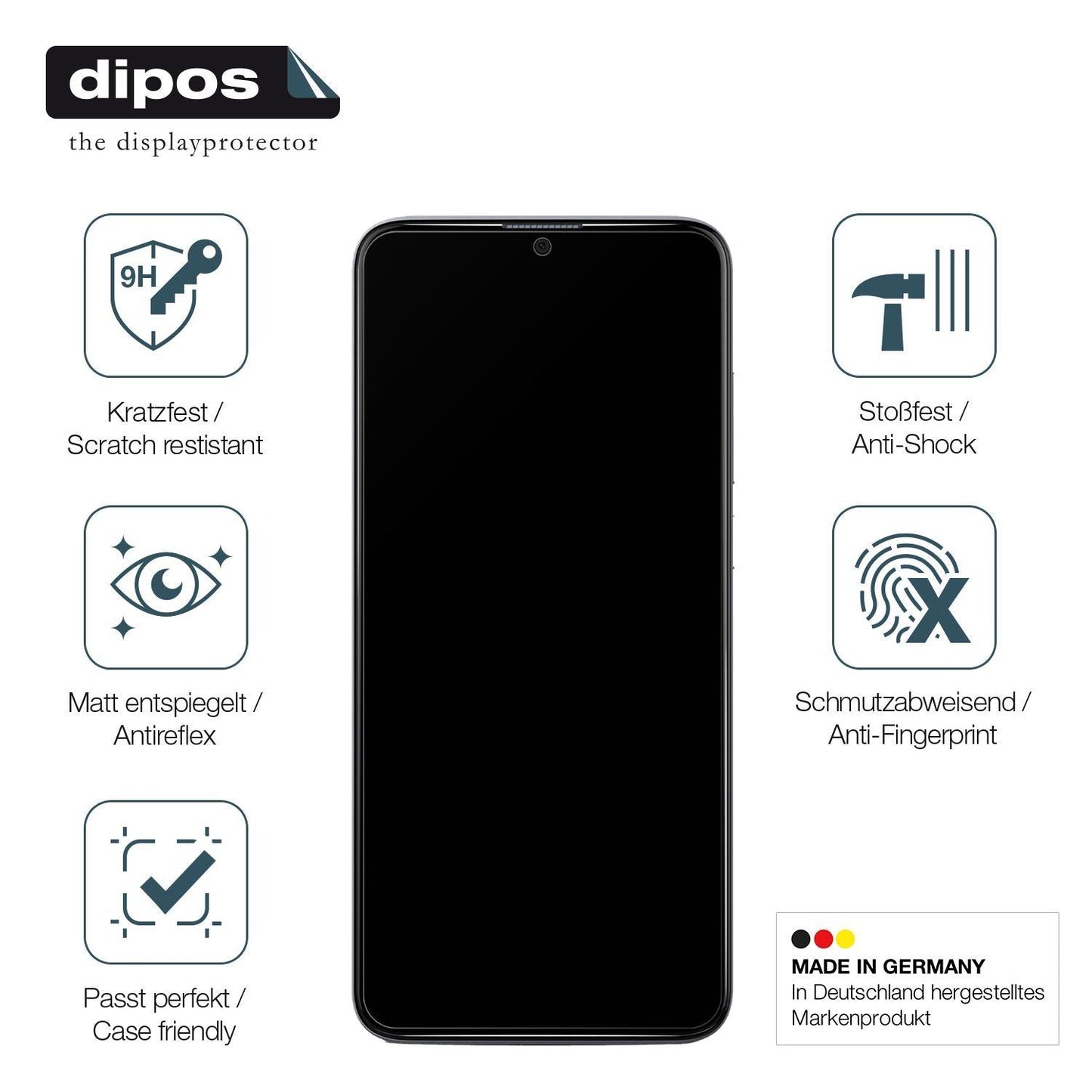 2x 9H Schutzfolie matt für Coolpad Legacy Brisa Pa (7)