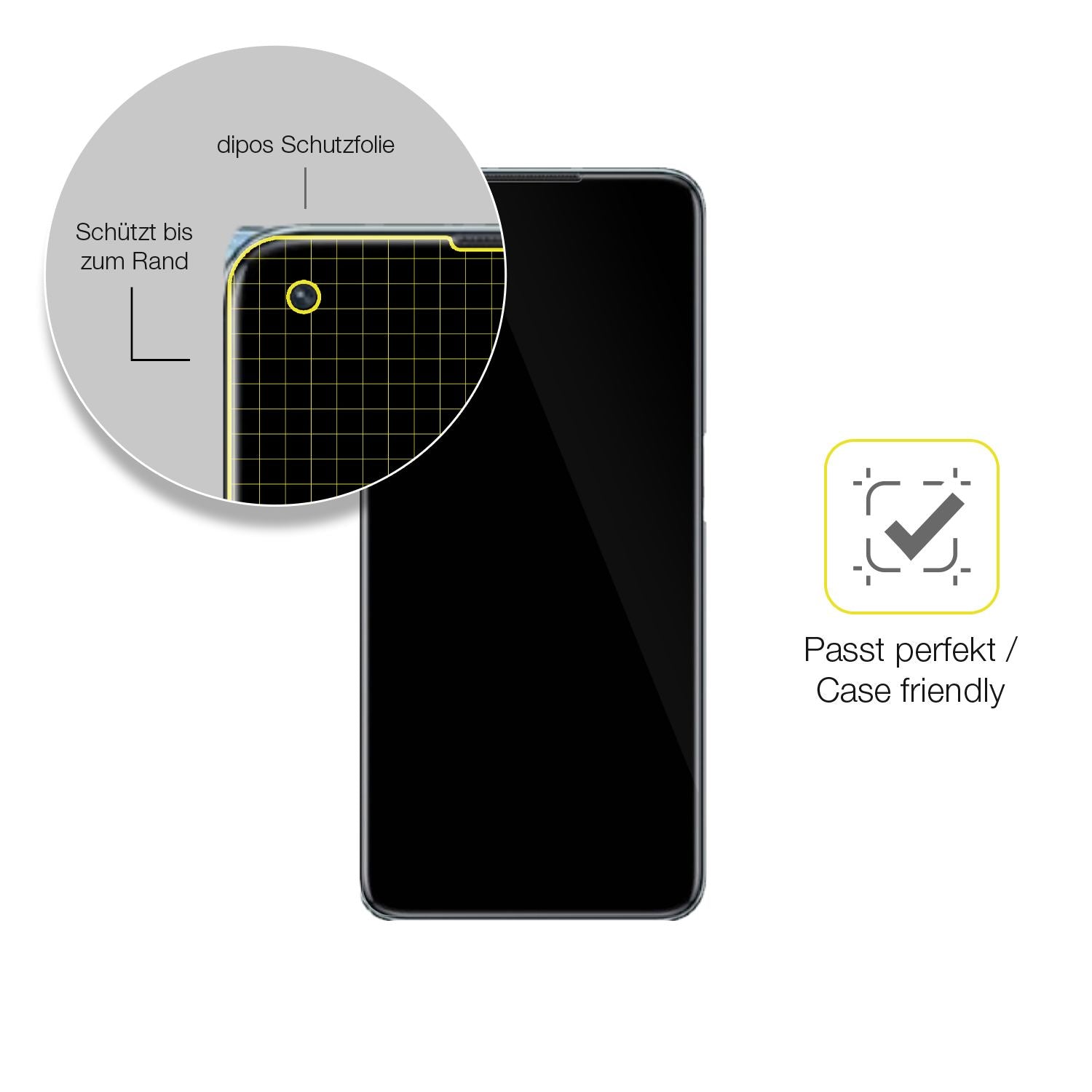 2x 3D Full Cover Schutzfolie für Oppo K10 5G (6)
