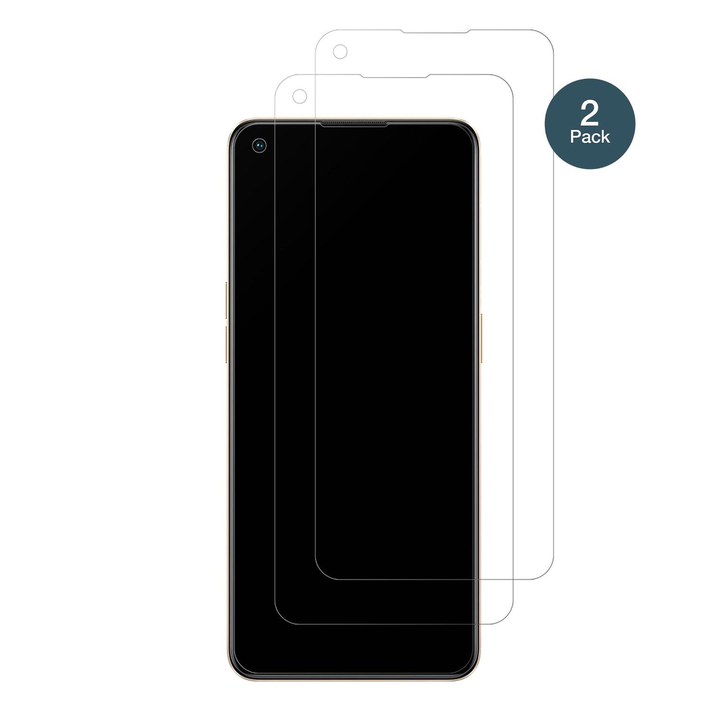 2x 9H Schutzfolie matt für Oppo F21 Pro Panzerfoli (2)