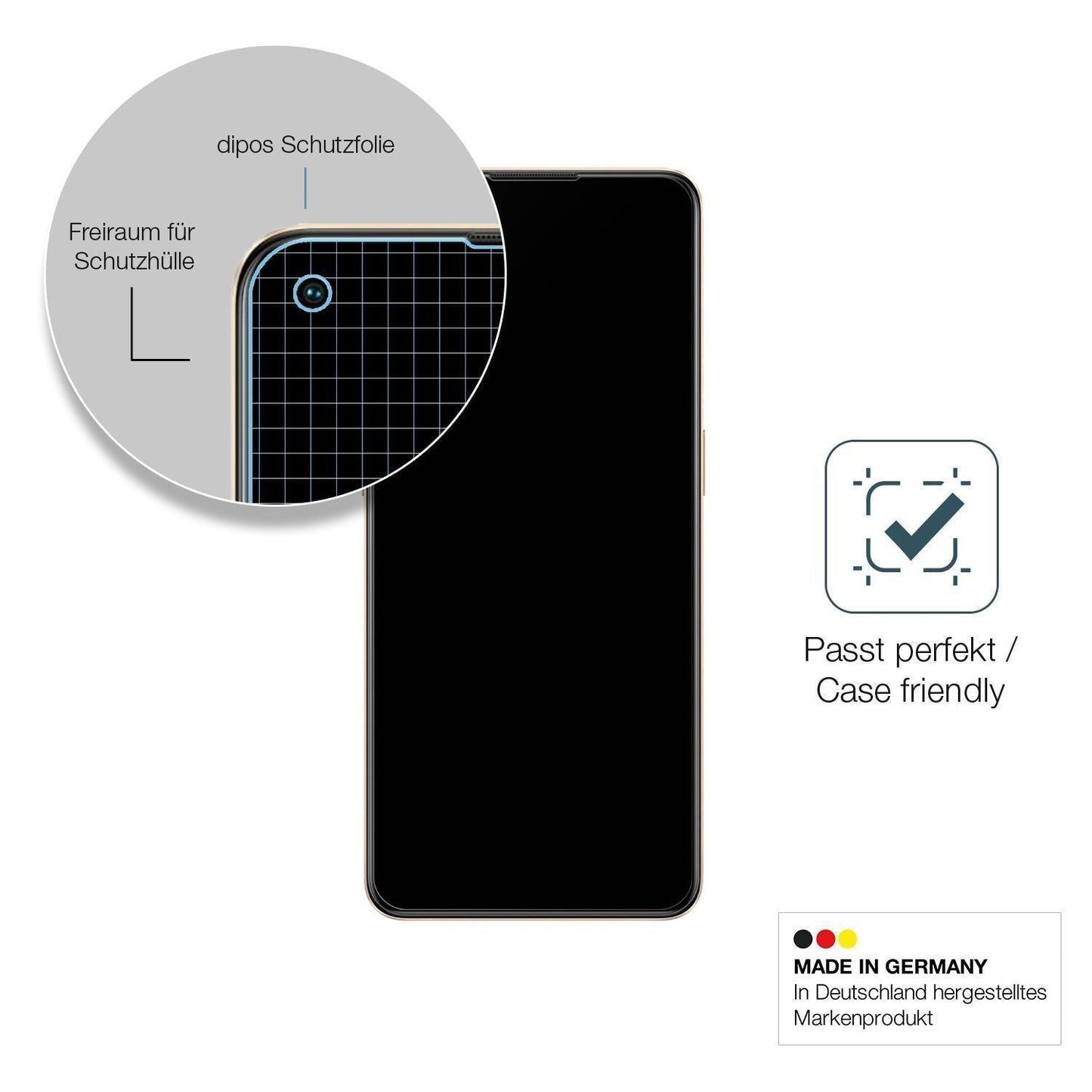 2x 9H Schutzfolie matt für Oppo F21 Pro Panzerfoli (6)
