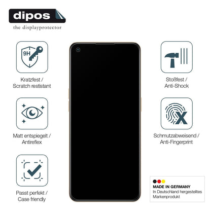 2x 9H Schutzfolie matt für Oppo F21 Pro Panzerfoli (7)