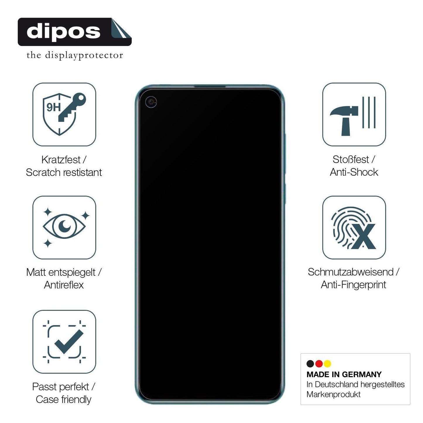 1x 9H Schutzfolie matt für Coolpad Cool S Panzerfo (7)