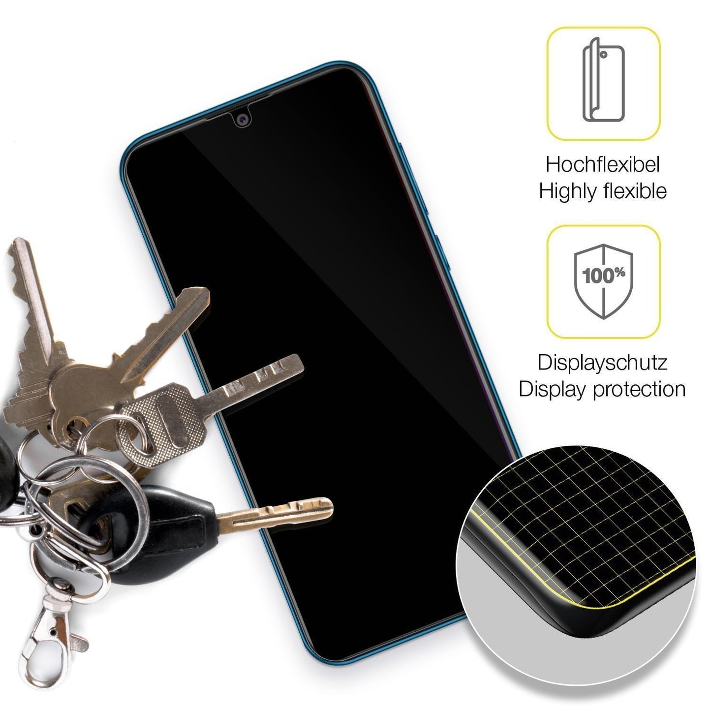 2x 3D Full Cover Schutzfolie für Coolpad Cool 5 (3)