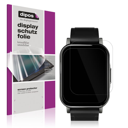 5x Schutzfolie klar für Haylou LS02 watch Display- (1)