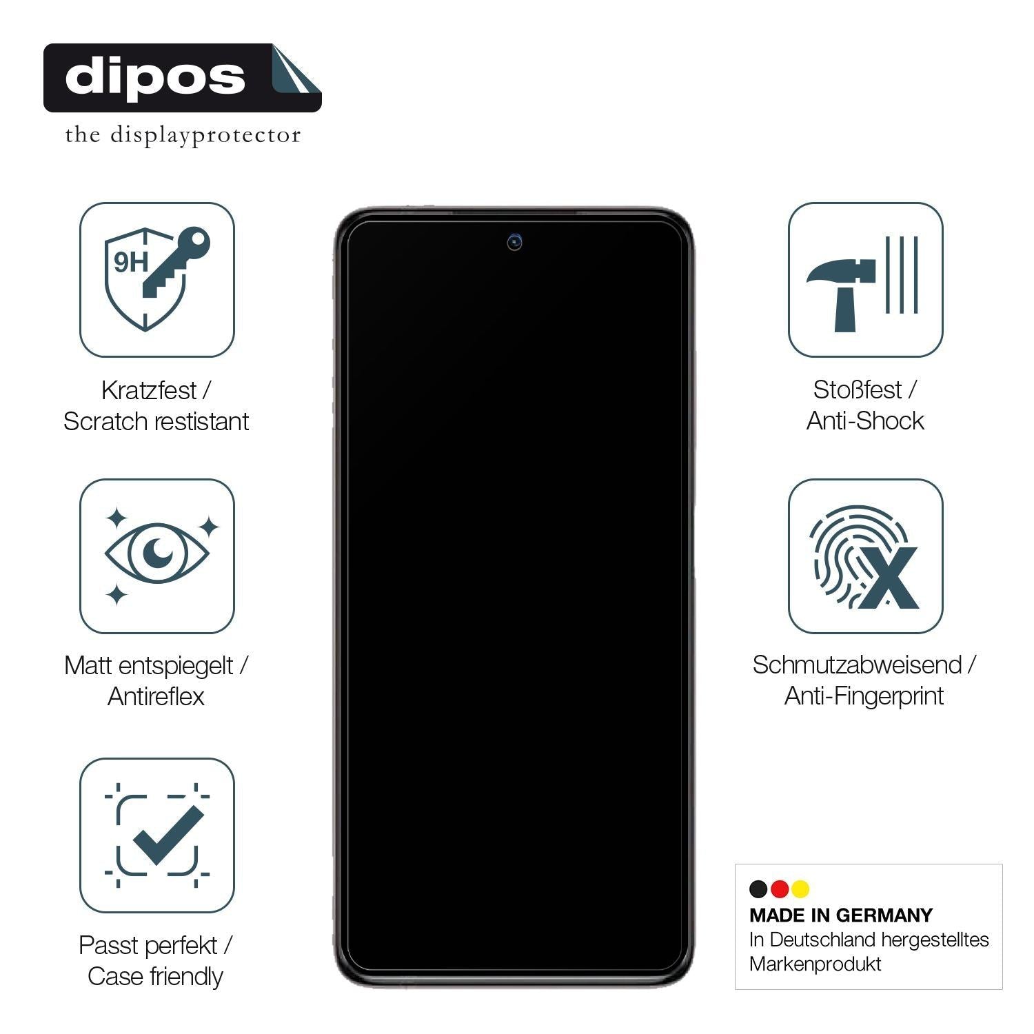 1x 9H Schutzfolie matt für Xiaomi Poco X3 Pro Panz (7)
