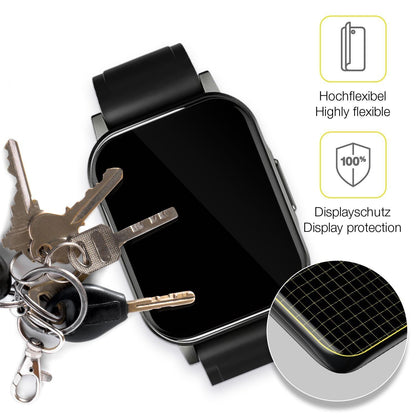 3x 3D Full Cover Schutzfolie für Haylou LS02 watch (3)