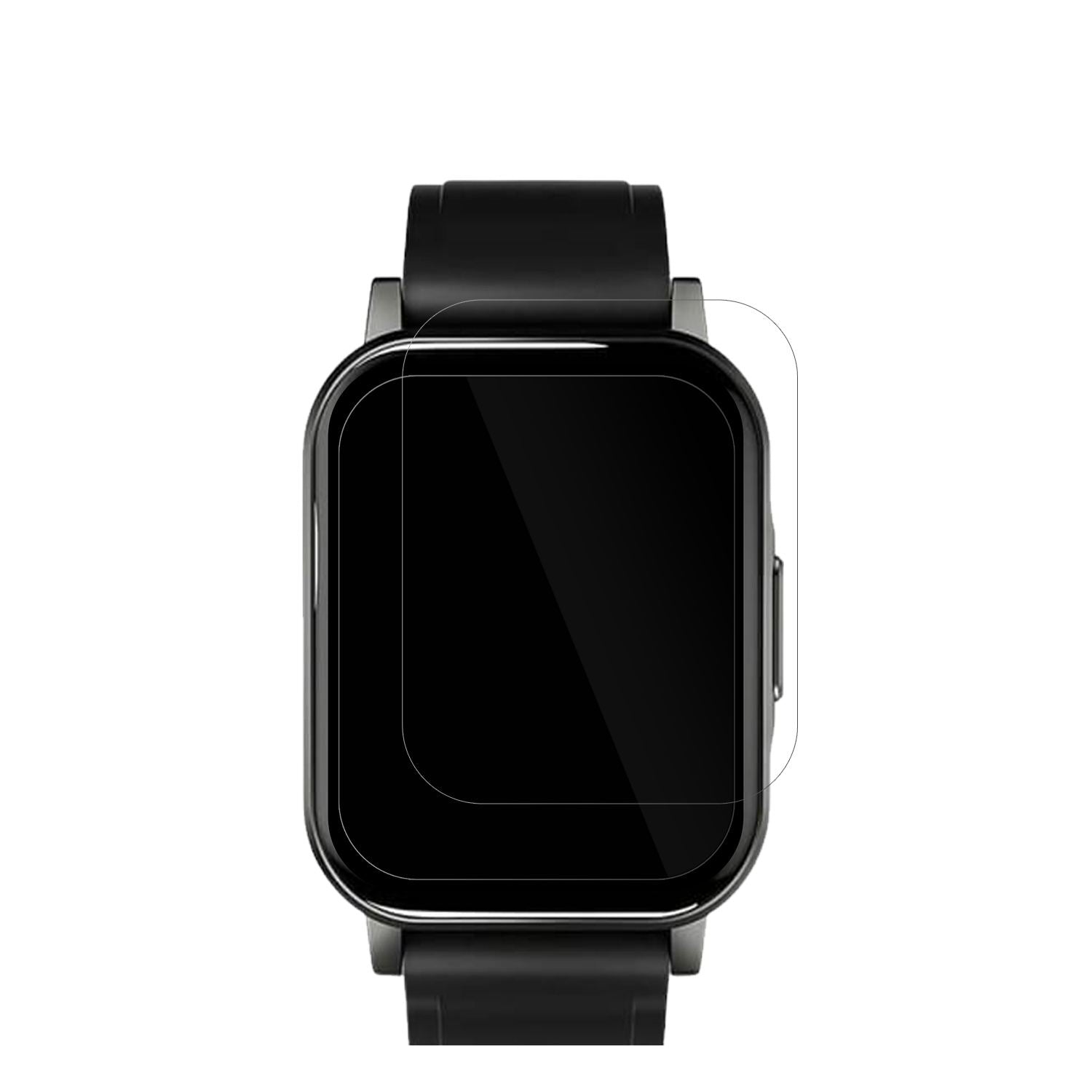 6x Schutzfolie klar für Haylou LS02 watch Display- (2)
