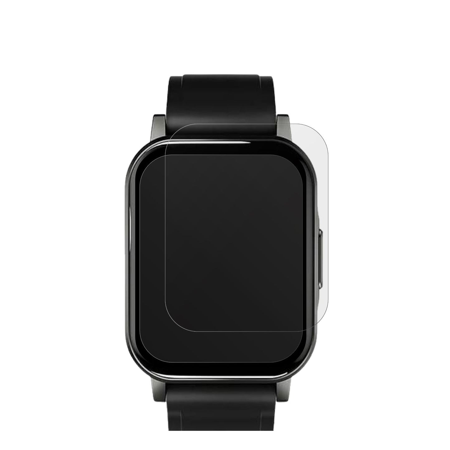 2x Schutzfolie matt für Haylou LS02 watch Display- (2)