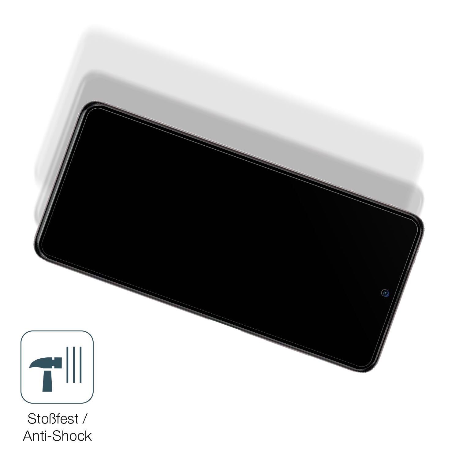 2x 9H Schutzfolie matt für Xiaomi Poco X3 Pro Panz (4)