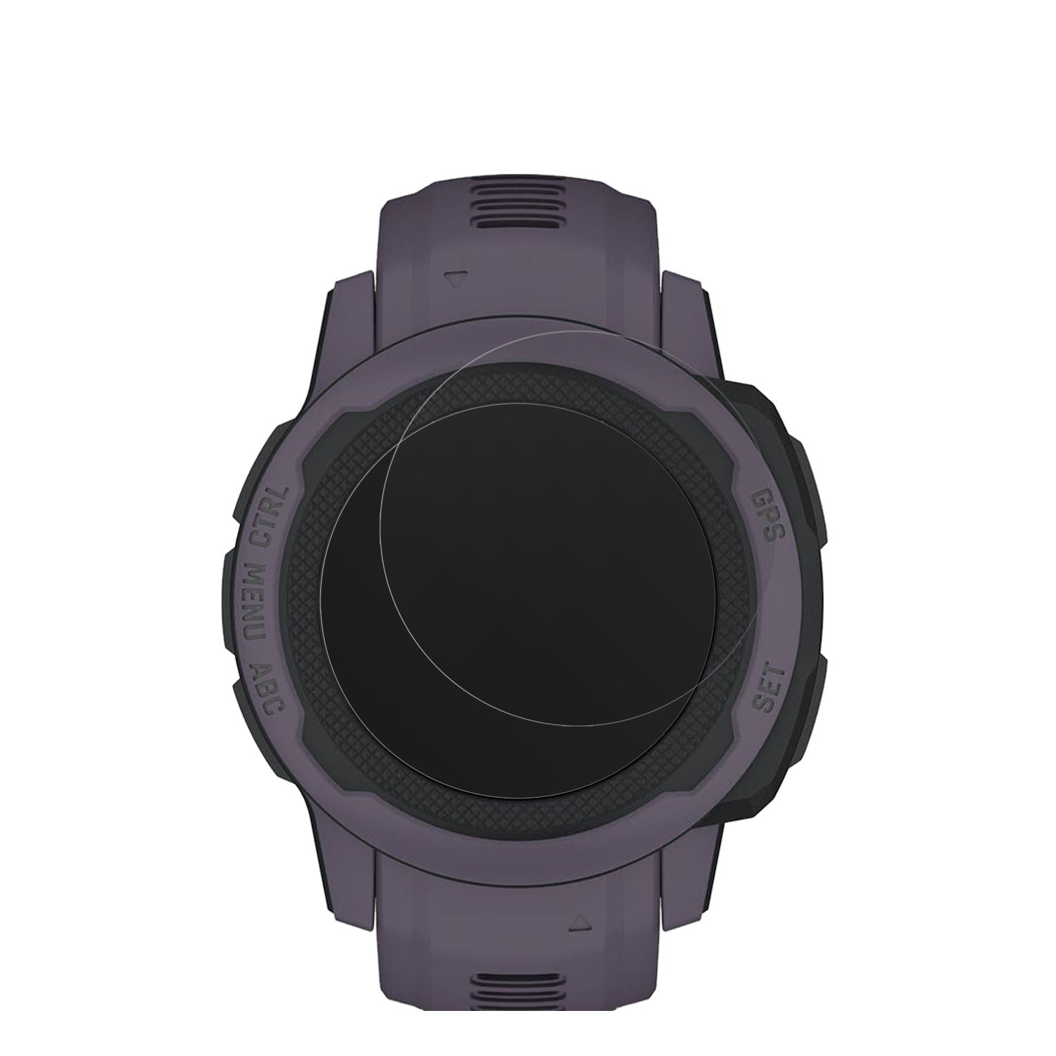 1x Schutzfolie matt für Garmin Instinct 2S (45mm)  (2)
