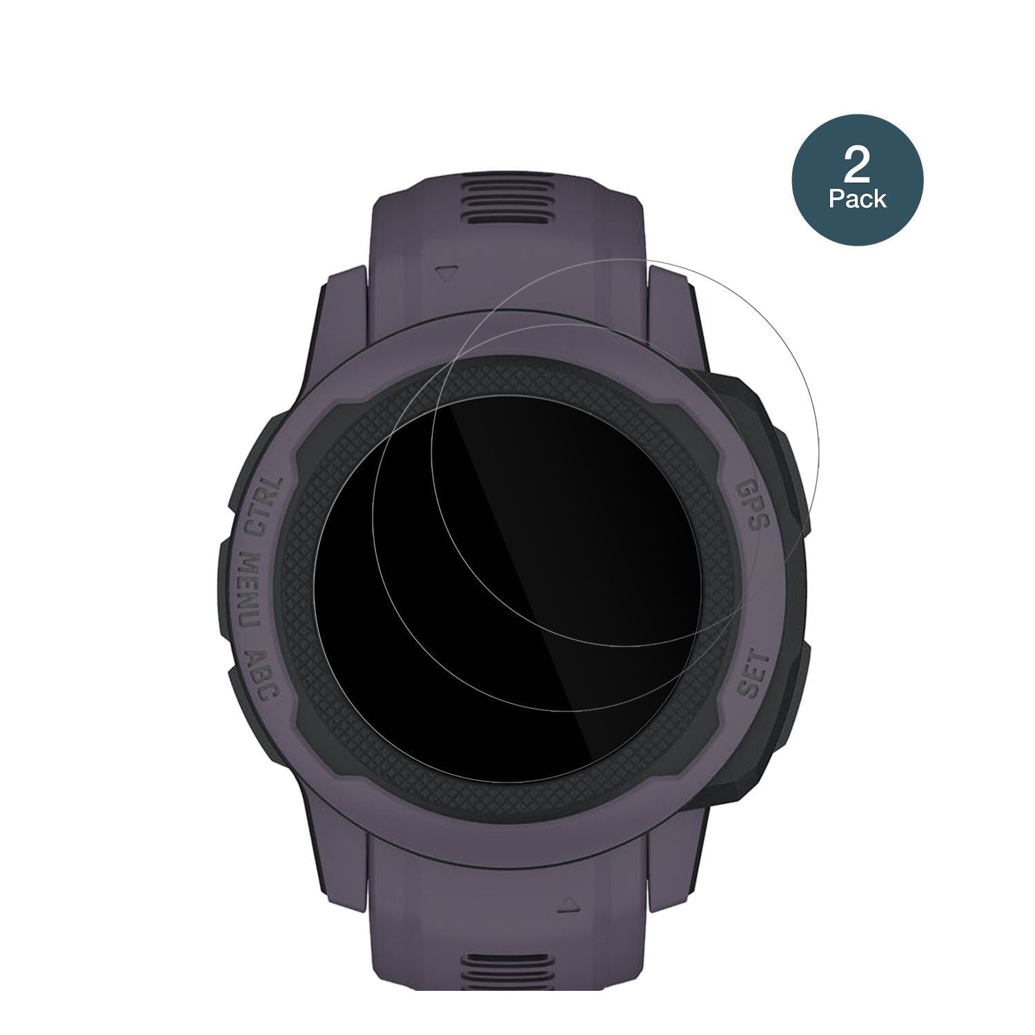 1x 9H Schutzfolie für Garmin Instinct 2S (40mm) Pa (2)