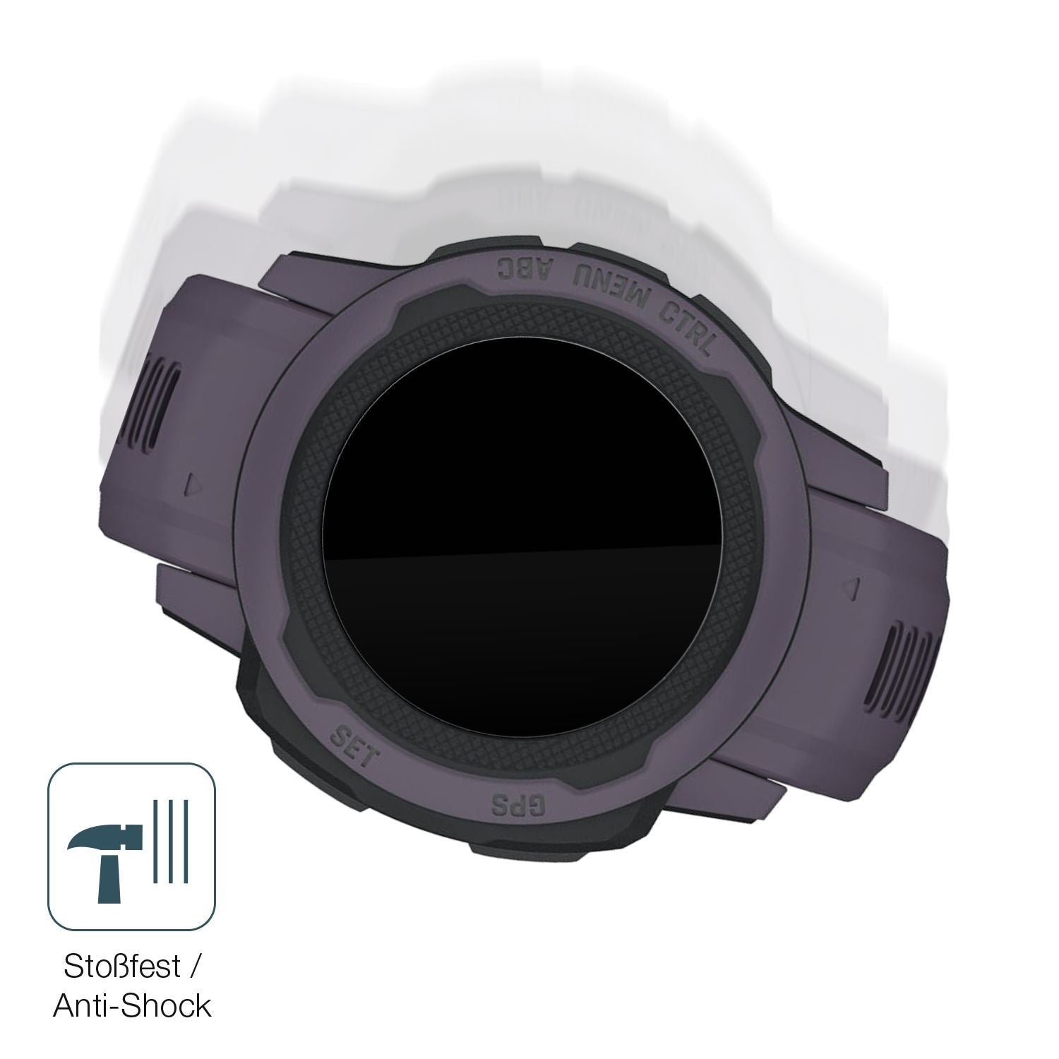 1x 9H Schutzfolie für Garmin Instinct 2S (40mm) Pa (4)