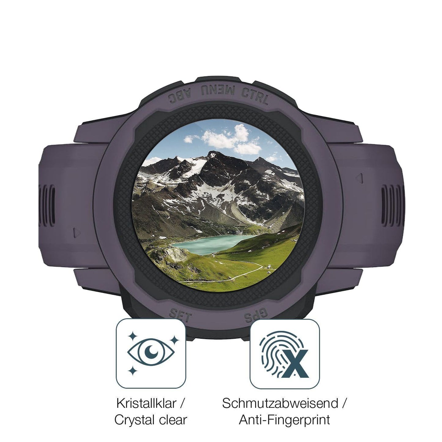 1x 9H Schutzfolie für Garmin Instinct 2S (40mm) Pa (5)