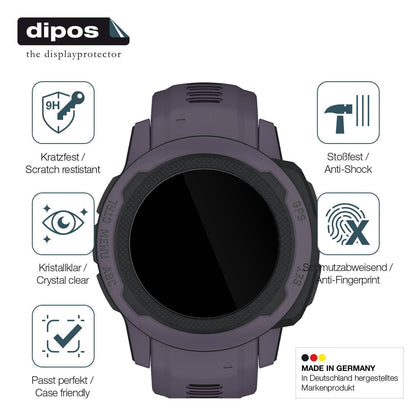 1x 9H Schutzfolie für Garmin Instinct 2S (40mm) Pa (7)