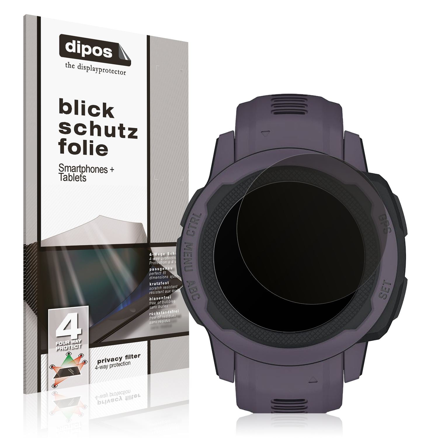 Blickschutzfolie für Garmin Instinct 2S (40mm) mat (1)