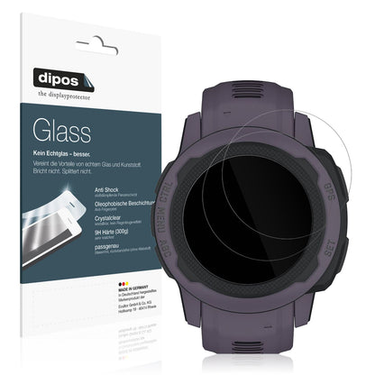 2x 9H Schutzfolie für Garmin Instinct 2S (40mm) Pa (1)