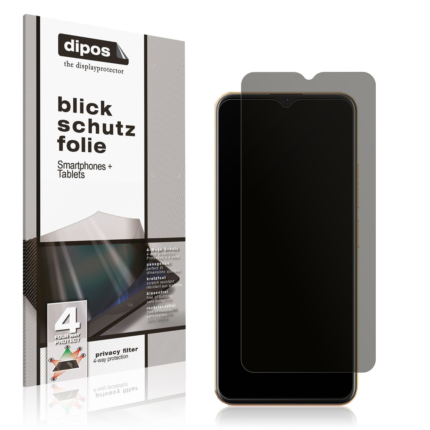 Blickschutzfolie für Coolpad Cool 20 Pro matt Schu (1)