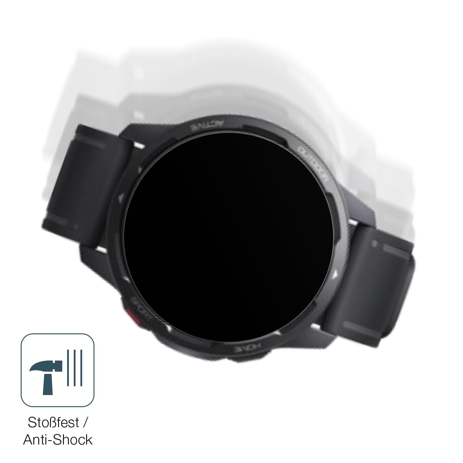 2x 9H Schutzfolie matt für Xiaomi Watch S1 Active  (4)