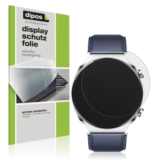 6x Schutzfolie matt für Xiaomi Watch S1 Display-Sc (1)