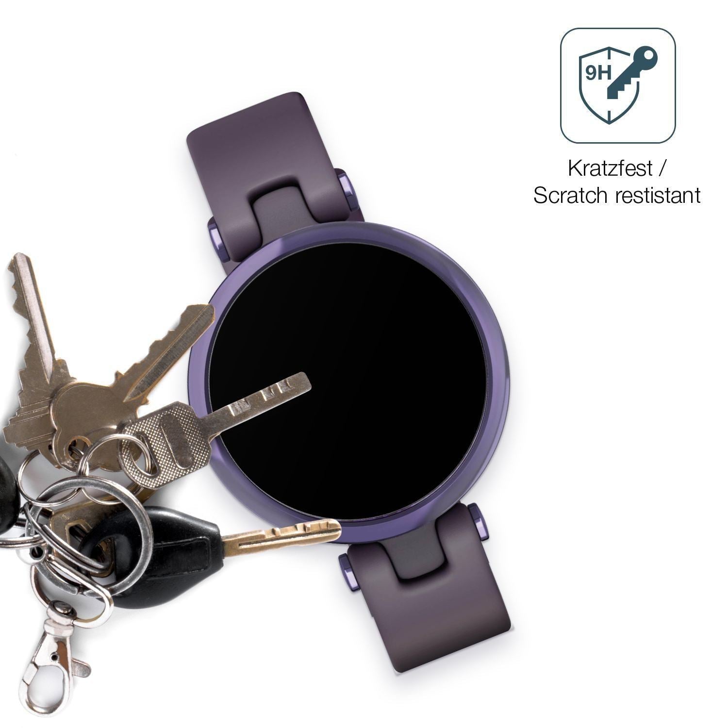 2x 9H Schutzfolie matt für Garmin Lily Sport Smart (3)