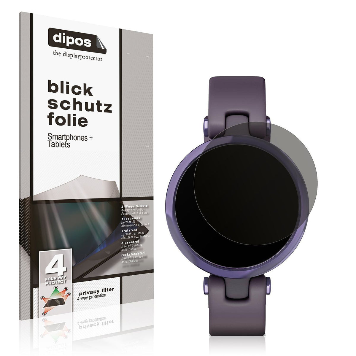 Blickschutzfolie für Garmin Lily Sport Smartwatch  (1)