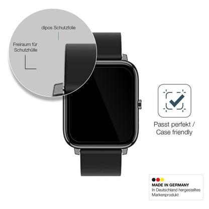 2x 9H Schutzfolie für Popglory Smartwatch Panzerfo (6)