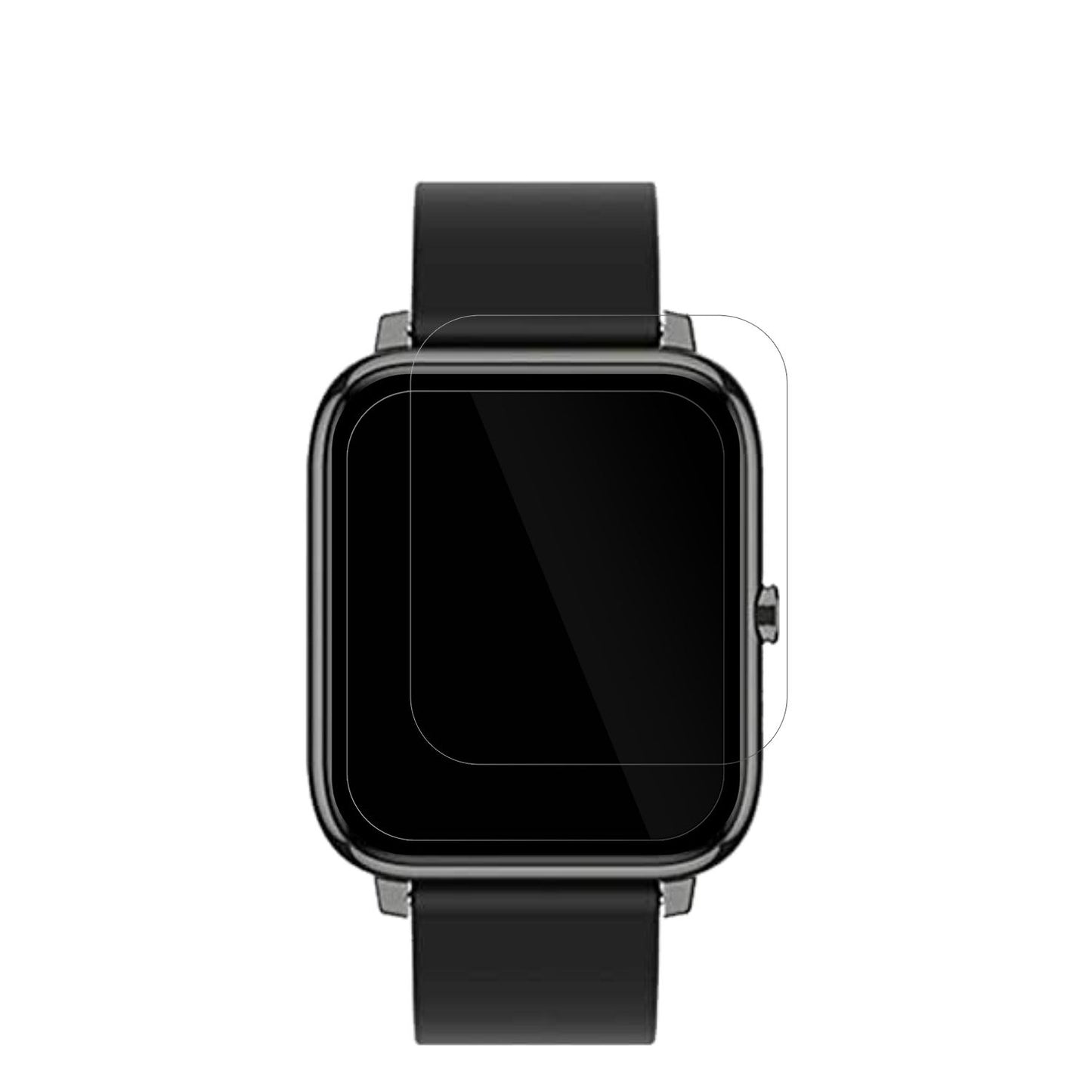 2x Schutzfolie klar für Popglory Smartwatch Displa (2)