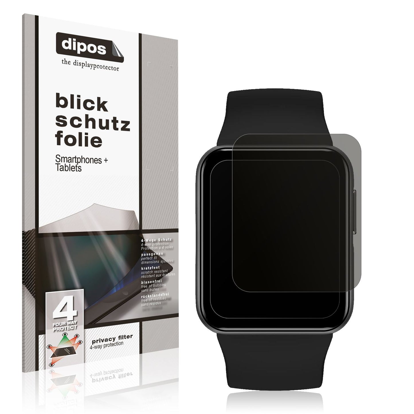 Blickschutzfolie für GRV Smartwatch matt Schutzfol (1)